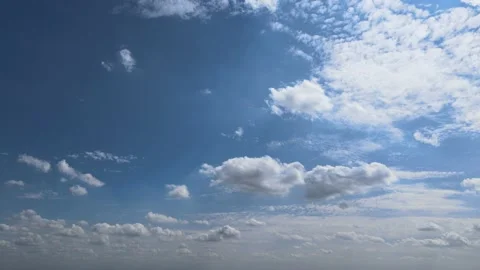Clouds and Blue Sky Spin Left Stock Footage 194418751