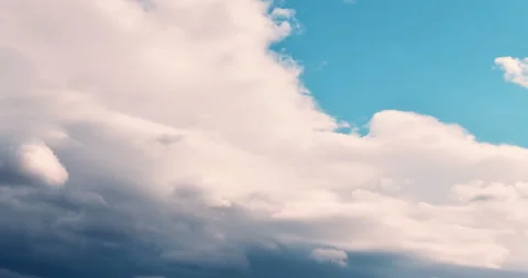 Clouds and the blue sky timelapse Stock Footage 161322092