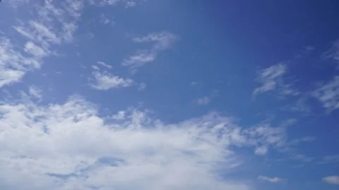 Clouds and blue sunny sky,  Stock Footage 313721067