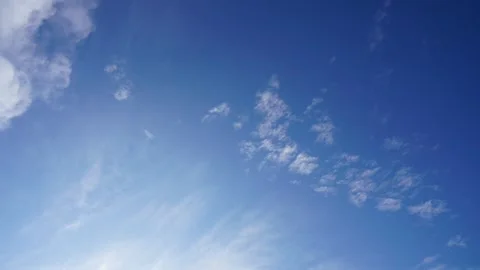 Clouds and blue sunny sky,  Stock Footage 313721101