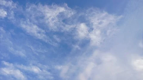 Clouds and blue sunny sky,  Stock Footage 313721158