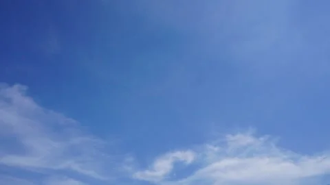 Clouds and blue sunny sky,  Stock Footage 313721761