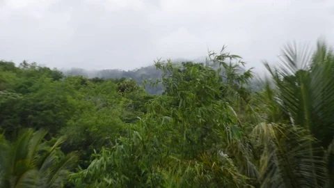 Clouds and breeze blowing through the beautiful mountains Stock Footage 129422479