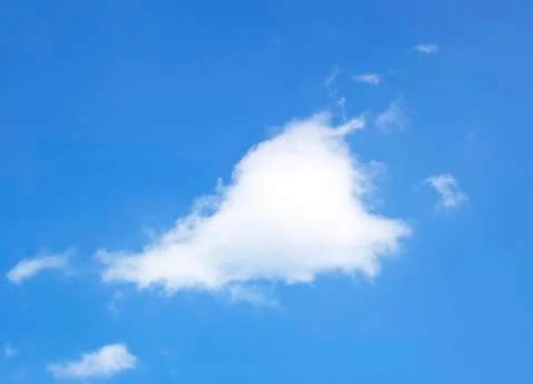 Clouds and clear blue sky Stock Photos
