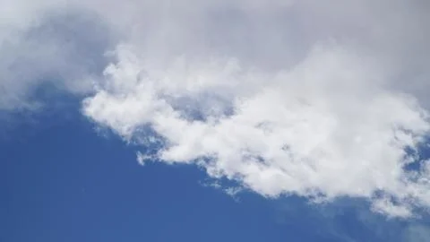 Clouds and clear blue sky Stock Photos
