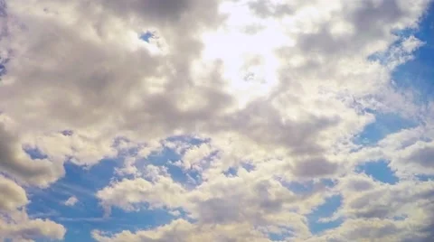 Clouds and clouds moving across the sky taymlaps 库存影片 50579654