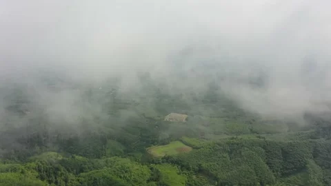 Clouds and countryside Stock Footage 130887317