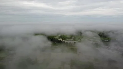 Clouds and dew in the morning Stock Footage 169868503