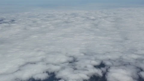 Clouds and earth in the atmosphere, view of the world from the atmosphere Stock Footage 273991646