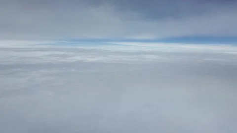 Clouds and earth in the atmosphere, view of the world from the atmosphere Stock Footage 273992269