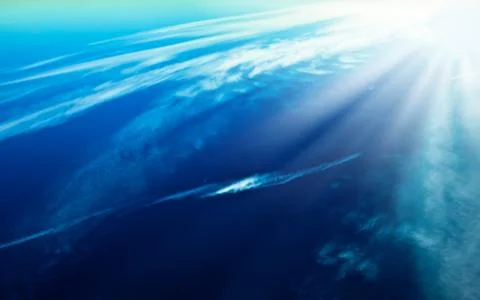 Clouds and heavens Illustrazione stock