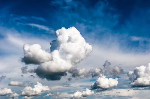 Clouds and heavens Foto stock