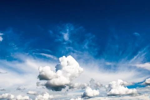 Clouds and heavens Foto stock