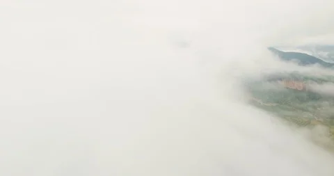 Clouds and the Landscape Aerial View Stock Footage 117351082
