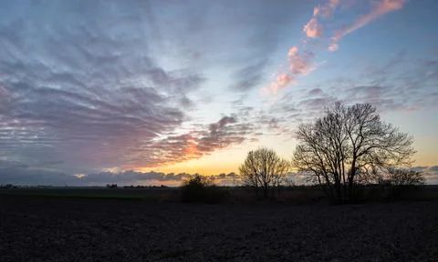 Clouds and Landscape Stock Photos