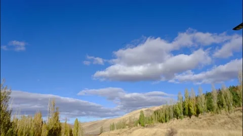 Clouds and landscape time lapse Stock Footage 236287209