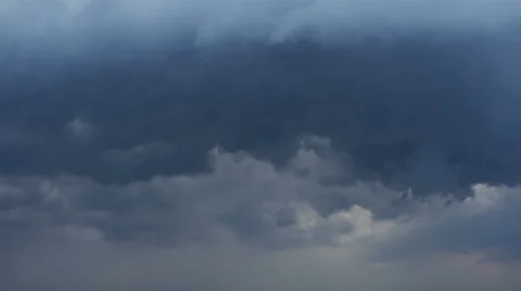 Clouds and Lightning and Rain Stock Footage 52359825