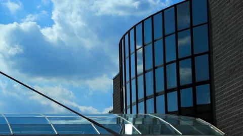 Clouds and mirrors time lapse Stock Footage 36346789