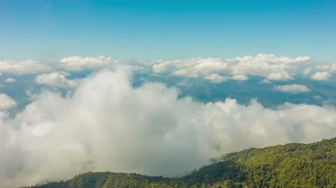 Clouds And Mountain Stock Footage 48888449
