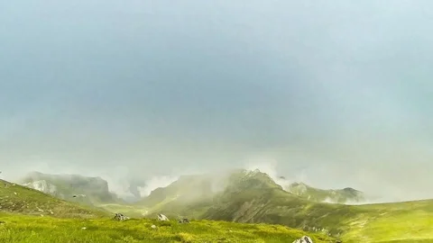 Clouds and Mountain Time Lapse Stock Footage 90815060