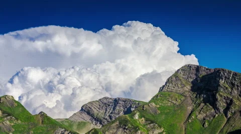 Clouds And Mountains 3 Time Lapse 4K Video stock 55107940
