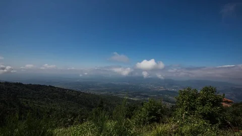 Clouds and mountains Stock Footage 77969821