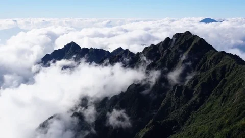 Clouds and mountains Stock Footage 83769715