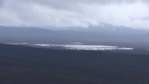Clouds and mountains on a wide landscape Stock Footage 84804851