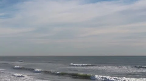 Clouds and Ocean, Time Lapse Stock Footage 46869321