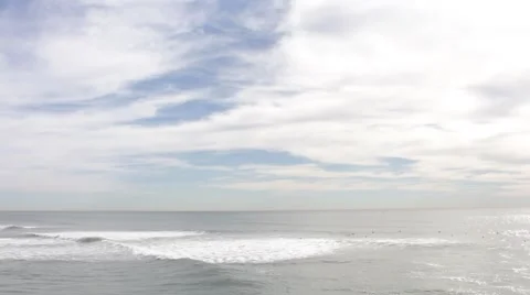 Clouds and Ocean View, Time Lapse 2 Stock Footage 46970009