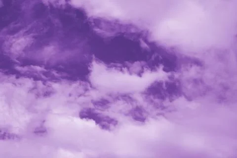 Clouds and purple sky abstract background Stock Photos