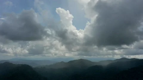 Clouds and rain hyperlapse Video stock 131432740