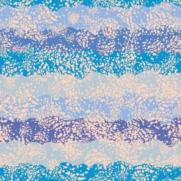 Clouds and raindrops seamless vector pattern 스톡 일러스트