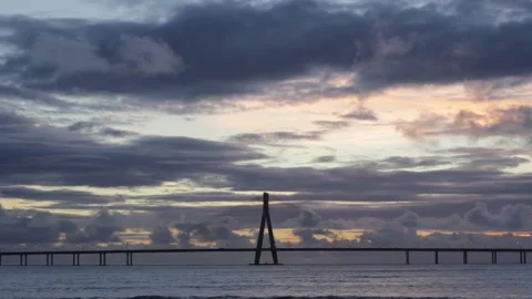Clouds and sea Stock Footage 208381947