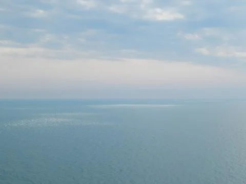 Clouds and the sea Stock Photos