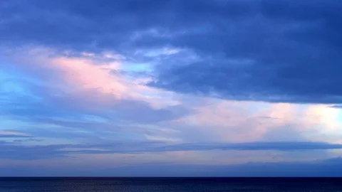 Clouds and Sea Time Lapse Vidéo 123519011