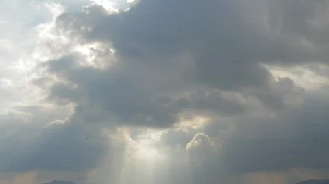 Clouds and Seaguls Video stock 794457