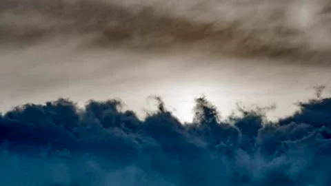 Clouds and Sky Background Stock-Fotos