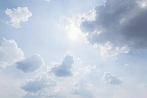 Clouds and sky background Stock Photos