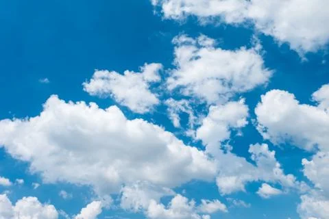 Clouds and sky blue Stock Photos