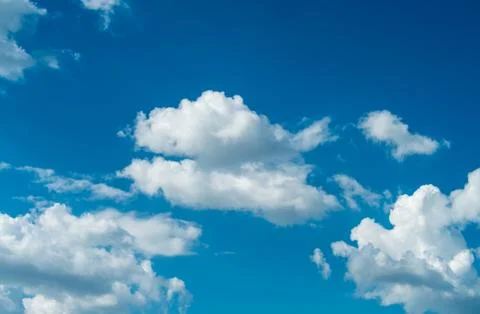 Clouds and sky blue Stock Photos