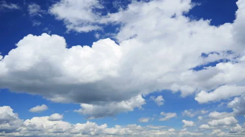 Clouds and sky cloudscape, time-lapse. Stock Footage