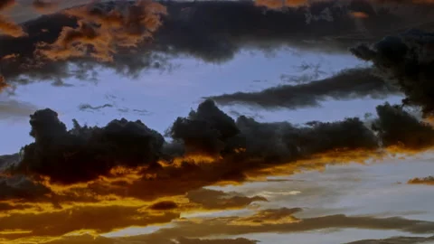 Clouds and sky at dusk Stock Footage 196759890