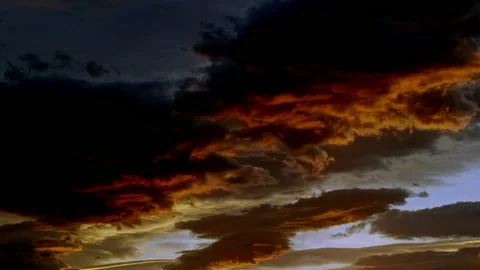 Clouds and sky at dusk Stock Footage 196762214