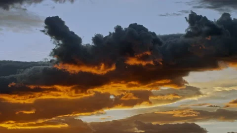 Clouds and sky at dusk Stock Footage 196765808