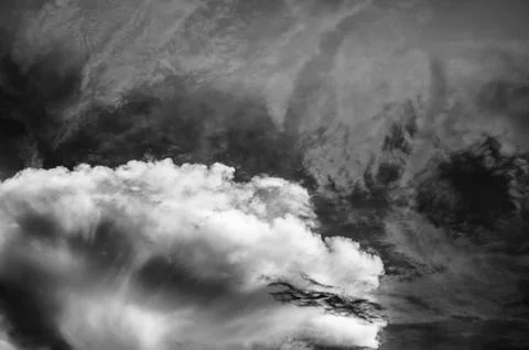 Clouds and sky before storm Stock Photos
