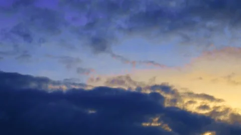 Clouds And Sky Timelapse Stock Footage 164634801
