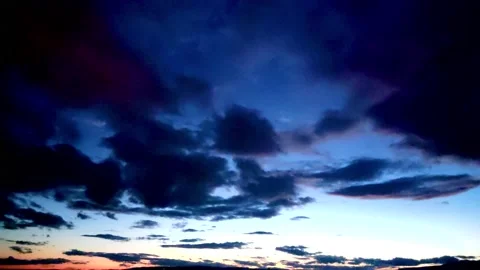 Clouds And Sky Timelapse Stock Footage 164862441