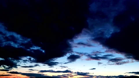 Clouds And Sky Timelapse Stock Footage 164862714
