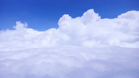 Clouds and sky  view on Airplane window. Stock Footage 99619438